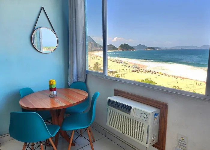 Vista Total Da Praia De Copacabana 802